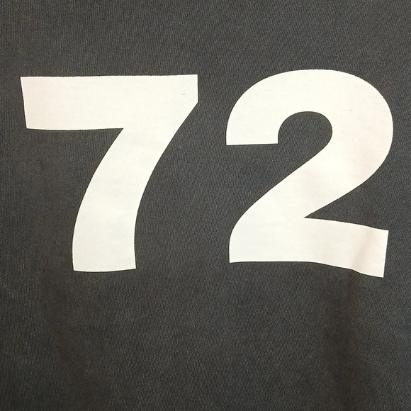 California Incline #72 oversized UNISEX crewneck sweater in Black size Small - Picture 8 of 8